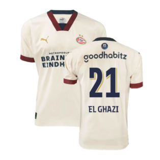 2023-2024 PSV Eindhoven Away Shirt (El Ghazi 21)