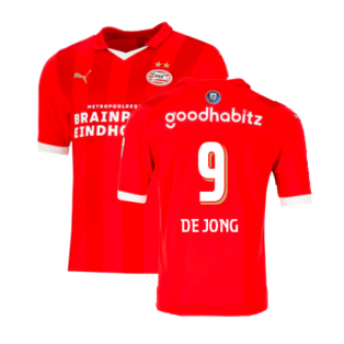 2023-2024 PSV Eindhoven Home Shirt (De Jong 9)