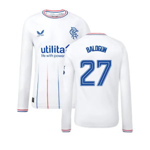 2023-2024 Rangers Away Long Sleeve Shirt (Kids) (Balogun 27)