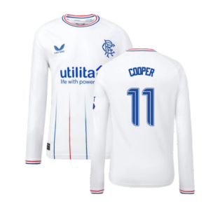 2023-2024 Rangers Away Long Sleeve Shirt (Kids) (Cooper 11)