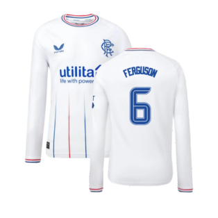2023-2024 Rangers Away Long Sleeve Shirt (Kids) (Ferguson 6)