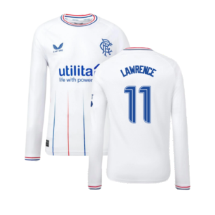 2023-2024 Rangers Away Long Sleeve Shirt (Kids) (Lawrence 11)