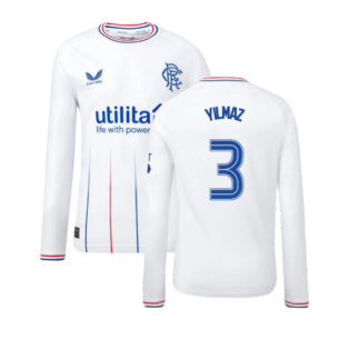 2023-2024 Rangers Away Long Sleeve Shirt (Kids) (Yilmaz 3)