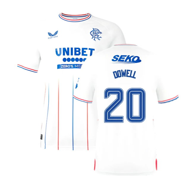 2023-2024 Rangers Away Shirt (Dowell 20)