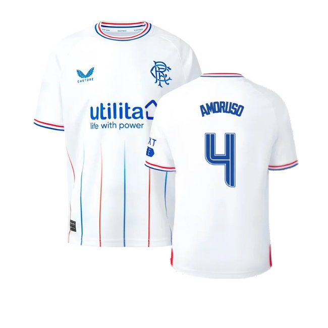 2023-2024 Rangers Away Shirt (Kids) (Amoruso 4)