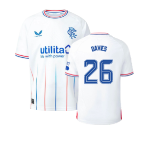 2023-2024 Rangers Away Shirt (Kids) (Davies 26)
