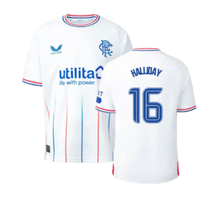 2023-2024 Rangers Away Shirt (Kids) (Halliday 16)