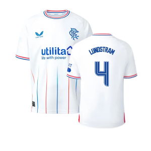 2023-2024 Rangers Away Shirt (Kids) (Lundstram 4)