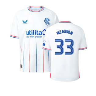 2023-2024 Rangers Away Shirt (Kids) (McLaughlin 33)