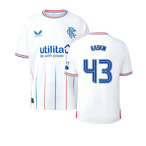 2023-2024 Rangers Away Shirt (Kids) (Raskin 43)