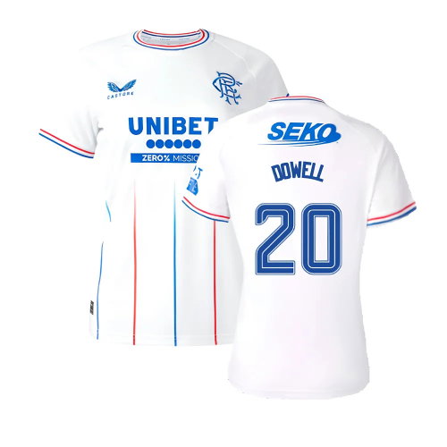 2023-2024 Rangers Away Shirt (Ladies) (Dowell 20)
