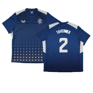 2023-2024 Rangers Coaches Match Day Tee (Blue) (Tavernier 2)