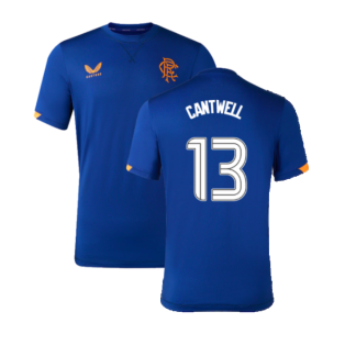 2023-2024 Rangers Coaches Travel Tee (Blue) (Cantwell 13)