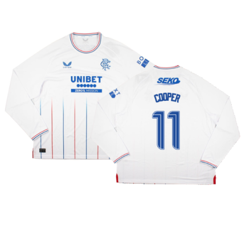 2023-2024 Rangers Long Sleeve Away Shirt (Cooper 11)
