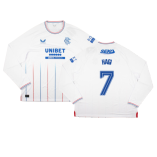 2023-2024 Rangers Long Sleeve Away Shirt (Hagi 7)