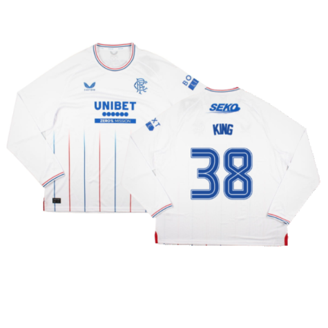 2023-2024 Rangers Long Sleeve Away Shirt (King 38)