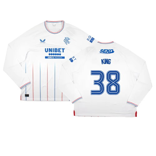2023-2024 Rangers Long Sleeve Away Shirt (King 38)