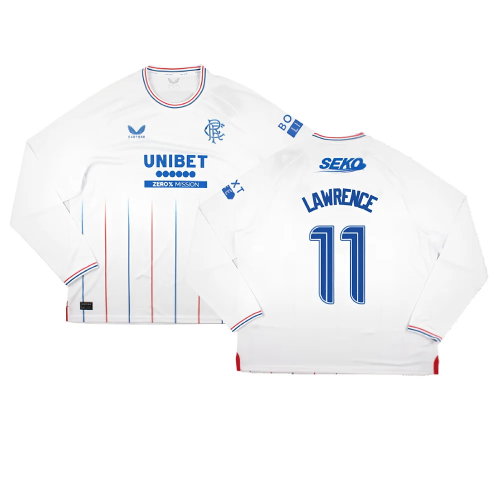 2023-2024 Rangers Long Sleeve Away Shirt (Lawrence 11)