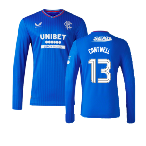 2023-2024 Rangers Long Sleeve Home Shirt (Cantwell 13)