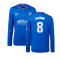 2023-2024 Rangers Long Sleeve Home Shirt (Kids) (Gascoigne 8)