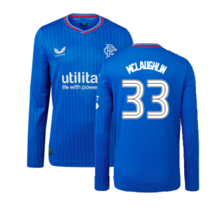2023-2024 Rangers Long Sleeve Home Shirt (Kids) (McLaughlin 33)