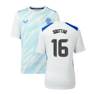 2023-2024 Rangers Players Match Day Home Tee (White) - Kids (Souttar 5)