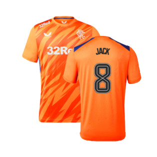 2023-2024 Rangers Players Third Match Day Tee (Orange) (Jack 8)