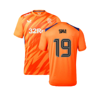 2023-2024 Rangers Players Third Match Day Tee (Orange) (Sima 19)