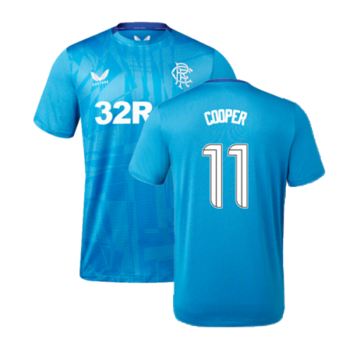 2023-2024 Rangers Players Training Tee (Deep Water) (Cooper 11)