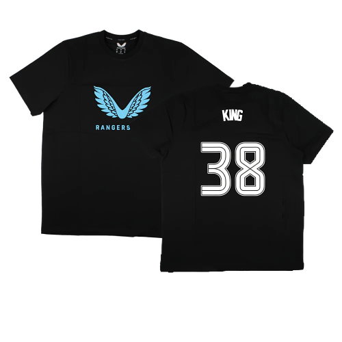 2023-2024 Rangers Players Travel Logo Tee (Black) (King 38)