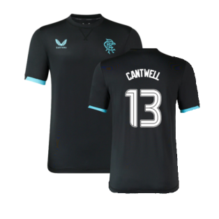 2023-2024 Rangers Players Travel SS Tee (Black) (Cantwell 13)