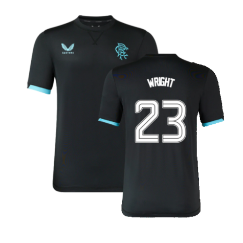 2023-2024 Rangers Players Travel SS Tee (Black) (Wright 23)