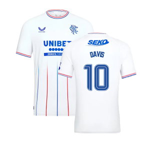 2023-2024 Rangers Pro Authentic Away Shirt (Davis 10)