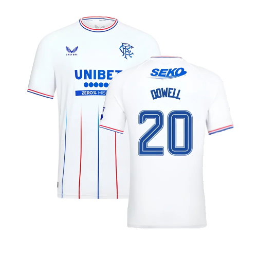 2023-2024 Rangers Pro Authentic Away Shirt (Dowell 20)