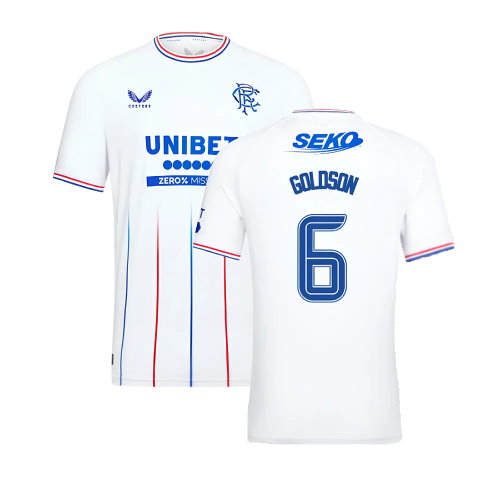 2023-2024 Rangers Pro Authentic Away Shirt (Goldson 6)