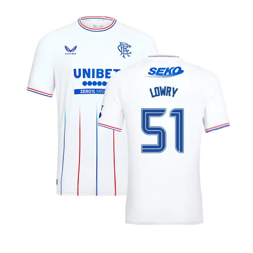 2023-2024 Rangers Pro Authentic Away Shirt (Lowry 51)
