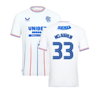 2023-2024 Rangers Pro Authentic Away Shirt (McLaughlin 33)