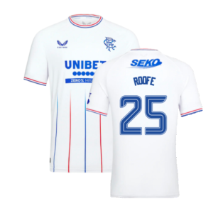 2023-2024 Rangers Pro Authentic Away Shirt (Roofe 25)