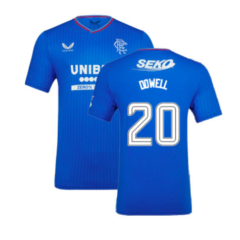 2023-2024 Rangers Pro Authentic Home Shirt (Dowell 20)