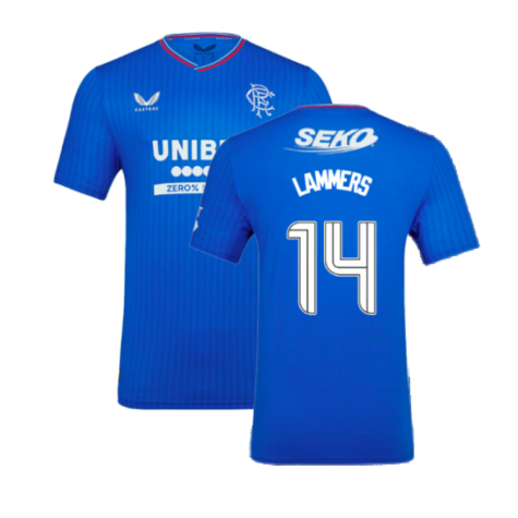 2023-2024 Rangers Pro Authentic Home Shirt (Lammers 14)