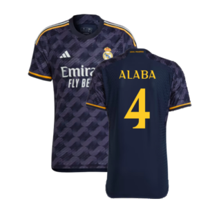 2023-2024 Real Madrid Authentic Away Shirt (Alaba 4)