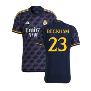 2023-2024 Real Madrid Authentic Away Shirt (Beckham 23)