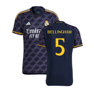 2023-2024 Real Madrid Authentic Away Shirt (Bellingham 5)