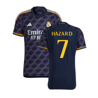 2023-2024 Real Madrid Authentic Away Shirt (Hazard 7)