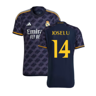 2023-2024 Real Madrid Authentic Away Shirt (Joselu 14)