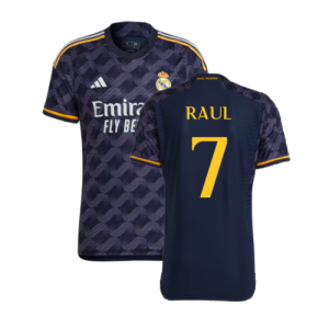 2023-2024 Real Madrid Authentic Away Shirt (Raul 7)