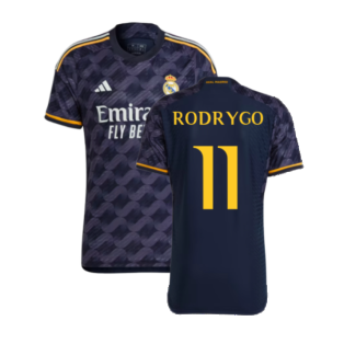 2023-2024 Real Madrid Authentic Away Shirt (Rodrygo 11)