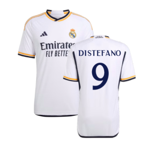 2023-2024 Real Madrid Authentic Home Shirt (Di Stefano 9)
