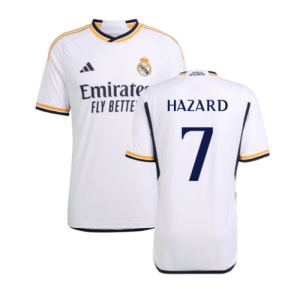 2023-2024 Real Madrid Authentic Home Shirt (Hazard 7)
