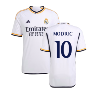 2023-2024 Real Madrid Authentic Home Shirt (Modric 10)